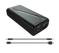 Isolatore di rumore di messa a terra portatile 3.5mm eliminazione delle interferenze sonore miglioramento del suono in auto e casa nero filtro rumore stereo domestico