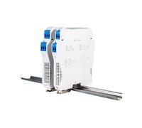 Isolatore di segnale, un ingresso e due uscite da 4-20 mA a 0-10 V5 Modulo distributore trasmettitore corrente tensione(Two in two out 4-20mA to 4-20mA)