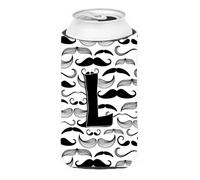 Isolatore per bevande alto con iniziale e baffi a lettera L CJ2009-LTBC