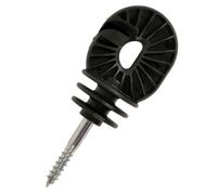 Isolatori ad anello Super con vite per pali in legno per nastro 25 o 100 pezzi G