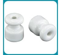 ISOLATORI IN PORCELLANA 16ø PER CAVI TRECCIATI SU IMPIANTI A VISTA