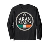 Isole Aran Éire Travel City Irlanda Maglia a Manica