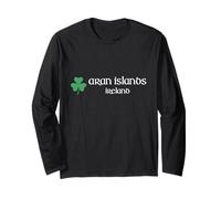 Isole Aran Galway Irlanda Trifoglio Souvenir Maglia a Manica