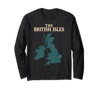 Isole britanniche Mare Irlanda Scozia Galles Inghilterra Mappa Monete Maglia a Manica