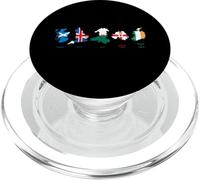 Isole britanniche Mare Irlanda Scozia Galles Inghilterra Mappa Monete PopSockets PopGrip per MagSafe