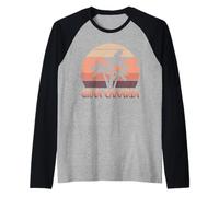 Isole Canarie Gran Canaria Vintage Maglia con Maniche Raglan