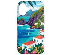 Isole Eolie Italia Minimalista Custodia per iPhone 16