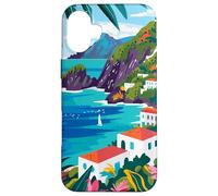 Isole Eolie Italia Minimalista Custodia per iPhone 16 Plus