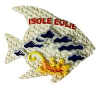 Isole Eolie Italia Viaggio Souvenir 3D Magnete Frigorifero Attrazioni Città Frigorifero Magnete Decorativo Tridimensionale Casa Cucina Decorazione