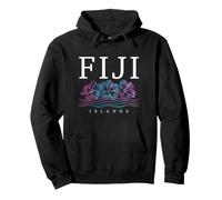 Isole Figi Ibisco Fiori Beach Surfer Souvenir Felpa con Cappuccio