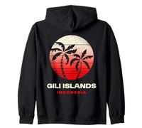 Isole Gili Indonesia Sunset Wear Felpa con Cappuccio