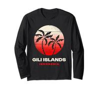 Isole Gili Indonesia Sunset Wear Maglia a Manica