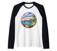 Isole Salomone, Oceania del Pacifico Meridionale Maglia con Maniche Raglan