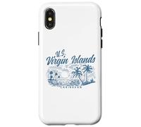 Isole Vergini americane Pride Beach Vacation USVI Vintage Custodia per iPhone X/XS