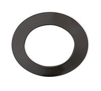 ISOLED - Cover in alluminio rotonda per faretto da incasso Sys-90 (nero)