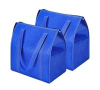 Isolierte Kühltasche Mit Reißverschluwssdedckel 2er-Set Wiederverwendbare