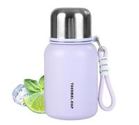 Isolierter Becher - Isolierbecher - Auslaufsicher - Isolierte Wasserflasche | Edelstahl-Getränkebecher Trinkflasche Für Heiß- Und Kaltgetränke, Kompakter Becher Mit Deckel Für Unterwegs