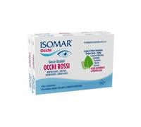 Isomar Occhi Rossi Gocce Oculari con Acido Ialuronico 0,20%, 10 + 10 flaconcini