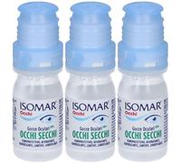 Isomar Occhi Secchi Plus Gocce Oculari Acido Ialuronico 0,20% 3x10 ml