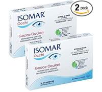 Isomar Prodotto per la salute Occhi Gocce Oculari Monodose, 10 Flaconcini + 10