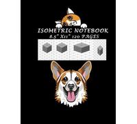Isometric Hexagon Graph & Grid Pa Isometric Notebook - 8.5" X 11" 12 (Tascabile)