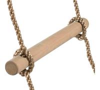 ISOP Scala di Corda Muro Svedese 2 m - Arrampicata e Gioco per Bambini | Scala in Legno con Ganci a Molla | Attrezzatura per Parco Giochi, Giardino e Outdoor | Divertimento Sicuro per Casa e Esterni