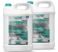 Isopropanolo 10L Tecnicamente 99,9% IPA detergente e sgrassatore per industri...