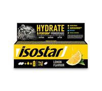 ISOSTAD Powertabs Gusto Limone, 10 Tabs x 12 g | Bevanda isotonica in compresse effervescenti con elettroliti e carboidrati per idratazione e resistenza