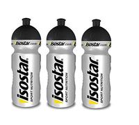 Isostar Sport Borraccia 500-650 ml - Senza BPA - Borraccia per Corsa, Ciclismo, Palestra, Trekking - Pratica Chiusura Push & Pull a Prova di perdite, (3x500ml)