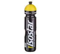 Isostar Sports Water Bottle da 1000 ml, senza BPA, bottiglia d'acqua per corsa, ciclismo, palestra, hiking, pratica e a prova di push e chiusura a strappo