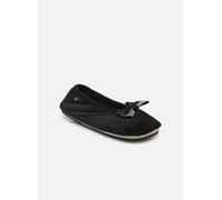 Isotoner - Ballerine microvelours - nœud bijou Nero - Pantofole 38 Nero
