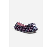 Isotoner - Ballerine Velours - Grand Nœud W Multicolore - Pantofole 41 - 42 Multicolore