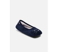 Isotoner - Ballerines - microvelours Blu - Pantofole 39 - 40 Blu
