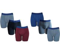Isotoner Boxer Briefs Sportivi Da Uomo - Confezione Da 6