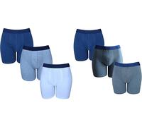 Isotoner Boxer Briefs Sportivi Da Uomo - Confezione Da 6