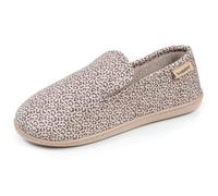 Isotoner Ciabatte Charentaises Donna EU, Leopardo beige, 38 EU