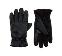 Isotoner da Uomo Nylon & Pile Guanti Con Raccolto Polso - A70171