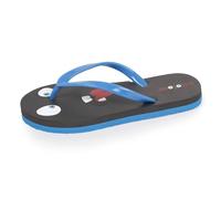 Isotoner Infradito ragazzo bambino comode con stampe, EU, grigio, 32/33 EU