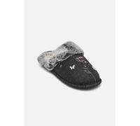 Isotoner - Mule Plate - Feutrine - Dessin Femme Grigio - Pantofole 38 Grigio