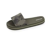 Isotoner Mules - Ciabatte da ragazza, ultra comode, facili da indossare, EU, Camo Cachi, 28/29 EU
