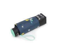Isotoner Ombrello compatto, resistente, ultra idrorepellente, con apertura manuale, Limone giallo, ST