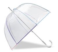 Isotoner Ombrello donna campana trasparente | Ombrello a campana trasparente automatico, resistente al vento e offre protezione panoramica.