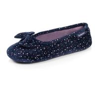 Isotoner Pantofole Ballerine da donna Comfort in Memory | Pantofola in microvelluto muschio complementari per un comfort duraturo e una tenuta ottimale nella vita quotidiana.