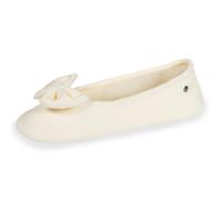 Isotoner Pantofole Ballerine Donna, avorio, 37/38 EU