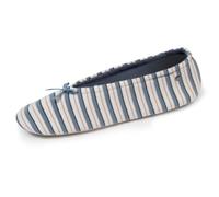 Isotoner - Pantofole donna, in velluto, con fiocco grande | Pantofola in muschio complementari per un comfort duraturo e una tenuta ottimale nella vita quotidiana.