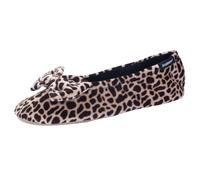 Isotoner - Pantofole donna, in velluto, con fiocco grande | Pantofola in muschio complementari per un comfort duraturo e una tenuta ottimale nella vita quotidiana.