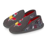 Isotoner Pantofole Mocassini ragazzo ultra confortevoli, facili da indossare, grigio, 32 EU