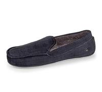 Isotoner Pantofole Mocassini uomo ultra comode e leggere, Marina, 45 EU