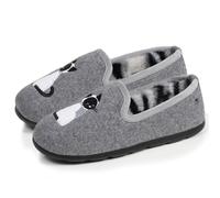Isotoner Pantofole morbide Mocassini da donna, ultra comode e leggere, comfort tecnologia everywear, grigio, 39 EU