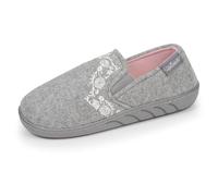 Isotoner Pantofole Pantofole Mocassini ragazza facile da indossare, suola ergonomica comfort